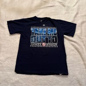Majestic New York Yankees Take Me Out To Yankee Stadium Tshirt Medium